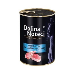 DOLINA NOTECI Premium bogata w jagnięcinę - mokra karma dla kota - 400 g