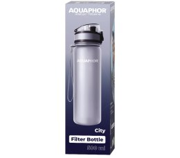 Butelka filtrująca Aquaphor City, poj. 500ml, szara, 1 wkład