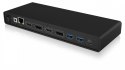 Stacja dokująca IB-DK2245AC 13w1, 2xDP,2xHDI,USB, LAN, USB-C, PD do 60W