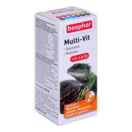 Beaphar Multi-vit witaminy wit.A i D3 dla żółwi i gadów 20ml