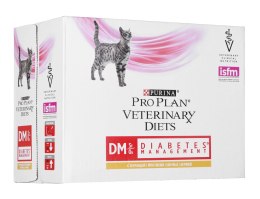 Purina PVD Feline Dm Diabetes Kurczak 10x85g