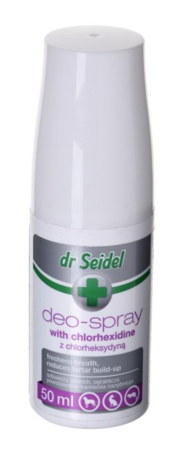 Dr Seidel Deo-Spray z chlorheksydyną do pielęgnacji jamy ustnej 50ml