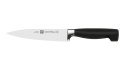 Zestaw noży ZWILLING Four Star 35068-002-0 (Blok do noży, Nożyce x 1, Nóż do warzyw i owoców (10 cm), Nóż do wędlin (16 cm), Nóż