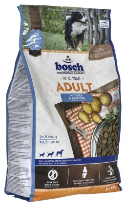 BOSCH Adult Fish & Potato - sucha karma dla psa - 3 kg