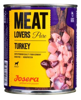 Josera Meatlovers Pure Indyk karma mokra dla psów 800g