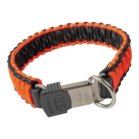 Obroża dla psa Hs Sprenger Paracord Pomarańczowy (1,9 x 55 cm)