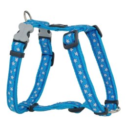 Szelki dla psa Red Dingo Style Niebieski gwiazda 25-39 cm