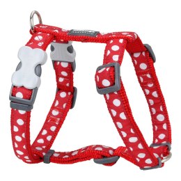 Szelki dla psa Red Dingo Style Sports Biały Kropki 37-61 cm