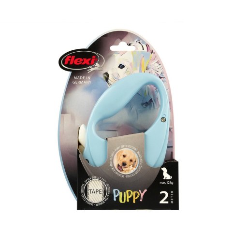 Smycz dla psa Flexi Puppy 2 m Niebieski