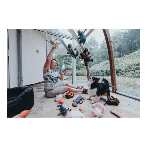 Zabawka Pluszowa dla psa Hunter Biały Poliester Mewa