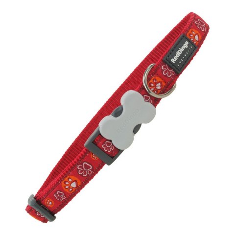 Obroża dla psa Red Dingo Ślad zwierzęcia (24-37 cm) (1,5 x 24-36 cm)