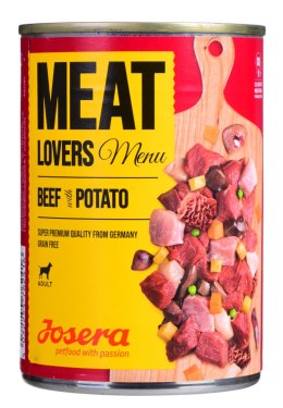 Josera Meatlovers Menu Wołowina z ziemniakami karma mokra dla psów 400g