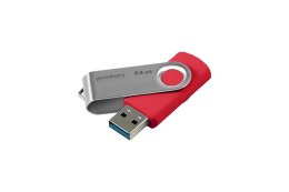 Pendrive GoodRam Twister UTS3-0640R0R11 (64GB; USB 3.0; kolor czerwony)