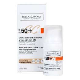 Korektor przeciw Przebarwieniom CC Cream Bella Aurora Średni Odcień Spf 50 (30 ml)