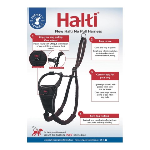 Szelki dla psa Company of Animals Halti Rozmiar M (34-56 cm)