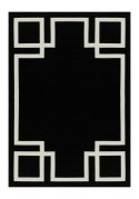 CARPET DECOR Dywan Art. Deco Hampton Black 160x230