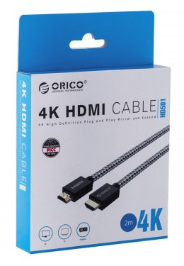ORICO KABEL HDMI 2.0, 4K@60HZ, OPLOT, 2M