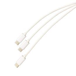 SteelPlay Kabel dual Play&Charge PS5 biały