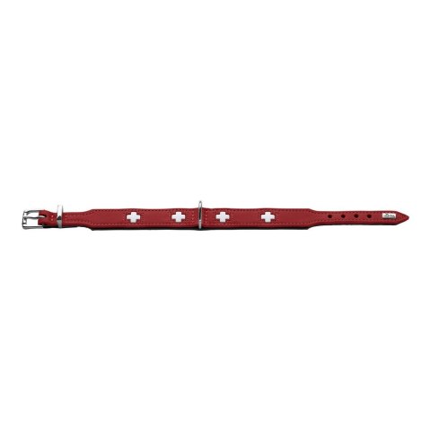 Obroża dla psa Hunter Swiss Czerwony/Czarny (24-28.5 cm)
