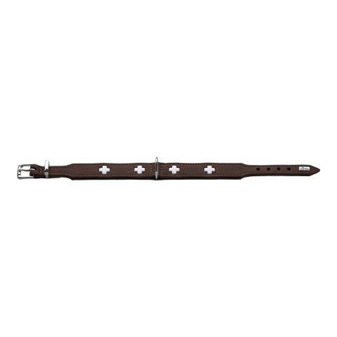 Obroża dla psa Hunter Swiss Negro, marrón (24-28.5 cm)