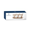 Pojemnik na Cukier DKD Home Decor Podstawowy Przezroczysty Naturalny Bambus 3 Części 8,5 cm 29 x 10 x 10 cm