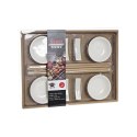 Zestaw do Sushi DKD Home Decor Bambus Kamionka Biały Naturalny Orientalny 27,3 x 20,3 x 2,5 cm (12 Sztuk)