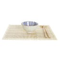 Zestaw do Sushi DKD Home Decor 14,5 x 14,5 x 31 cm Niebieski Biały Kamionka Orientalny (16 Części)