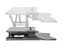 Ergonomiczna nakładka na biurko, powierzchnia robocza: 950x615x106-460mm, regulowana, czarna