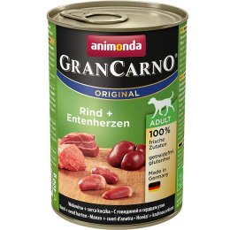 ANIMONDA Grancarno Adult smak: wołowina i kacze serca 400g