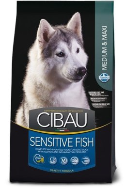 FARMINA Cibau Sensitive Fish Medium & Maxi - sucha karma dla psa - 12 kg