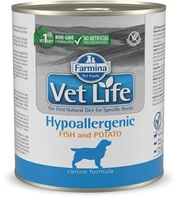 FARMINA Vet Life Canine Hypoallergenic Fish&Potato - mokra karma dla dorosłych psów 300 g