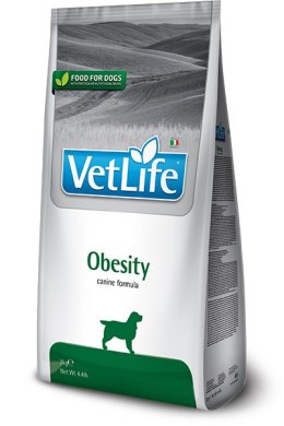 FARMINA Vet Life Obesity Canine - sucha karma dla psa - 12kg