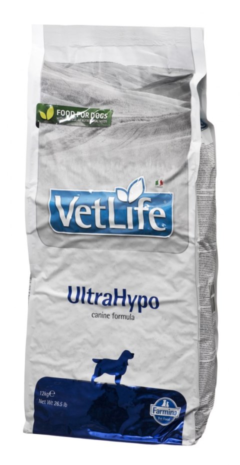 FARMINA Vet Life UltraHypo Canine - sucha karma dla psa - 12 kg