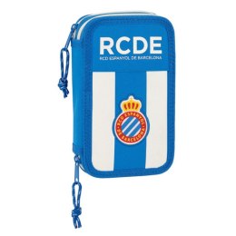 Piórnik Podwójny RCD Espanyol Niebieski Biały (28 pcs)
