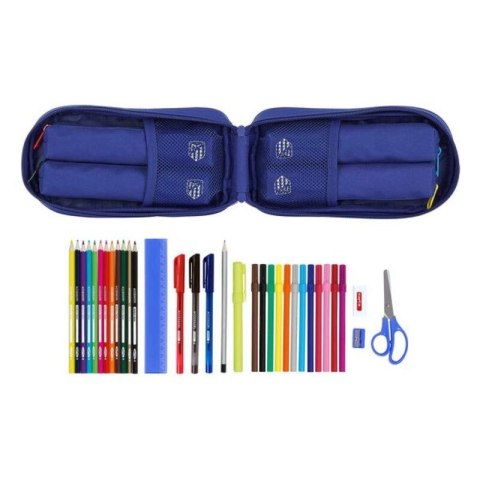 Piórnik w kształcie Plecaka Atlético Madrid In blue Granatowy 12 x 23 x 5 cm (33 Części)