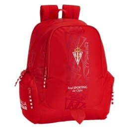Plecak szkolny Real Sporting de Gijón Czerwony