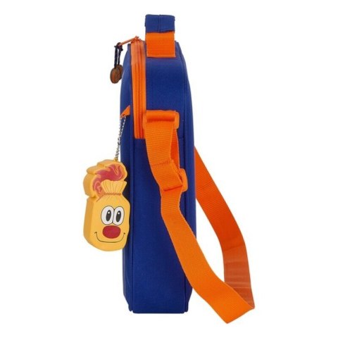 Torba szkolna Valencia Basket Niebieski Pomarańczowy (38 x 28 x 6 cm)