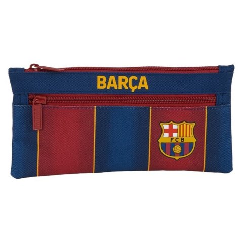 Piórnik F.C. Barcelona M029 Kasztanowy Granatowy (22 x 11 x 1 cm)