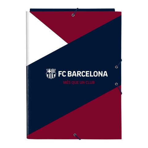 Folder F.C. Barcelona Niebieski Kasztanowy A4