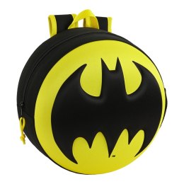 Plecak dziecięcy 3D Batman Czarny Żółty (31 x 31 x 10 cm)