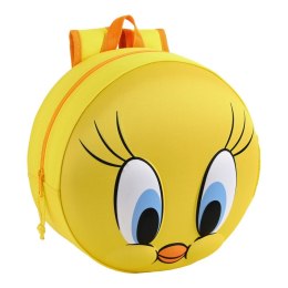 Plecak dziecięcy 3D Looney Tunes Żółty (31 x 31 x 10 cm)
