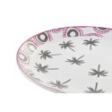 Zestaw Obiadowy DKD Home Decor Niebieski Wielokolorowy Turkusowy Porcelana Kolonialny Afrykańczyk 27 x 27 x 2,5 cm 18 Części (18