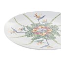 Zestaw Obiadowy DKD Home Decor Biały Wielokolorowy Porcelana Tropikalny 18 Części