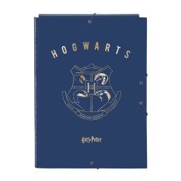 Folder Harry Potter Magical Brązowy Granatowy A4 (26 x 33.5 x 2.5 cm)