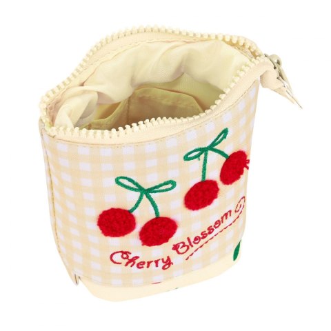 Stojące etui na akcesoria Safta Cherry Beżowy (8 x 19 x 6 cm)