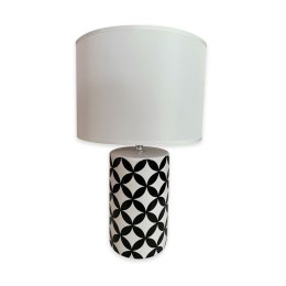 Lampa stołowa Versa Niu Cruzado Biały Ceramika 20 x 38 cm
