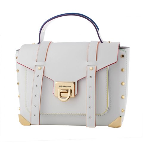 Torba Damska Michael Kors 35T2GNCS6T-BRIGHT-WHT Biały 25 x 28 x 9 cm