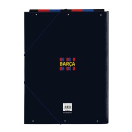 Folder F.C. Barcelona Kasztanowy Granatowy A4 (26 x 33.5 x 2.5 cm)