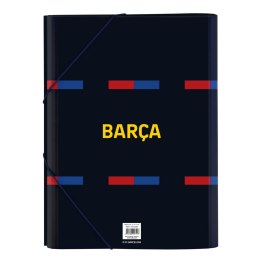 Folder F.C. Barcelona Kasztanowy Granatowy A4 (26 x 33.5 x 4 cm)