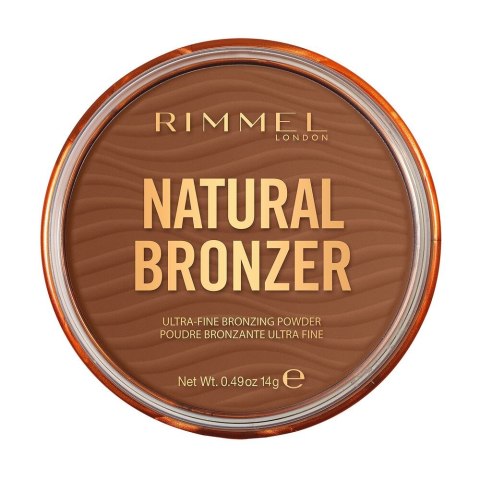 Kompaktowy puder brązujący Natural Rimmel London Natural Bronzer Nº 004 Sundown 14 g